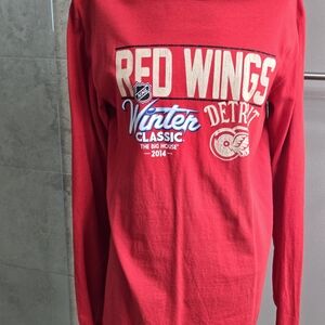NHL Red Long Sleeve Shirt